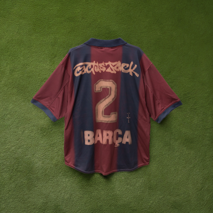 2000/01 LIMITED EDITION Barcelona x Travis Scott Home Jersey - Retro Edition