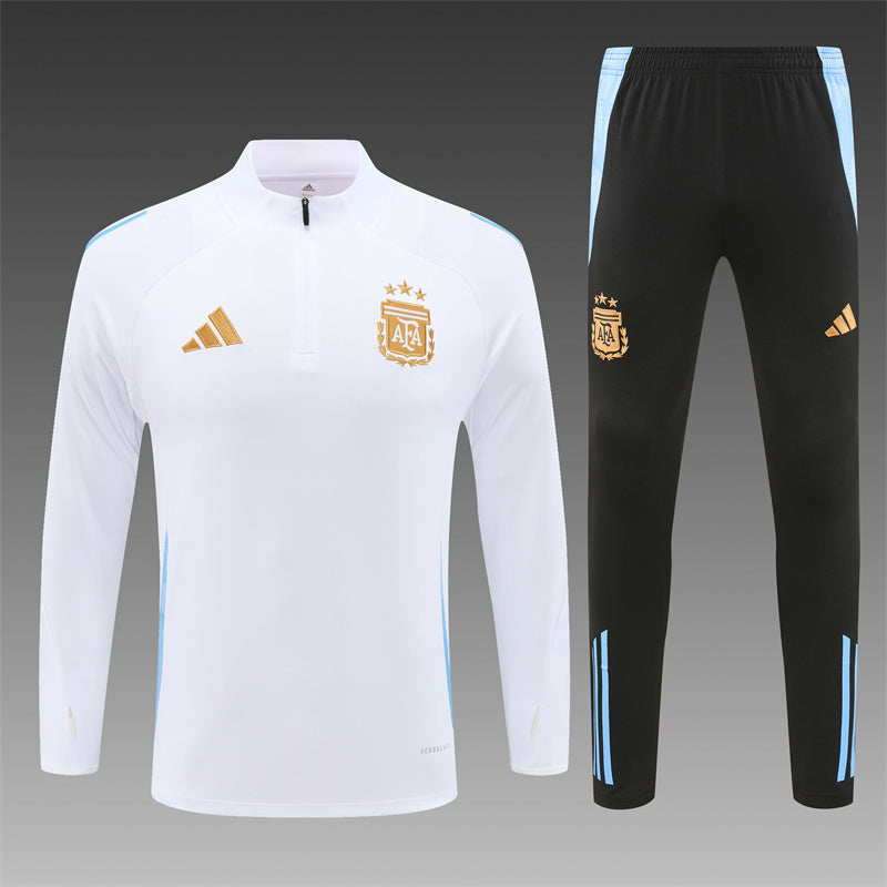 Argentina 2024/25 Training Tracksuit (White)