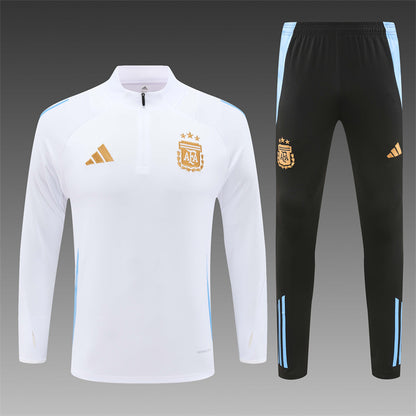 Argentina 2024/25 Training Tracksuit (White)