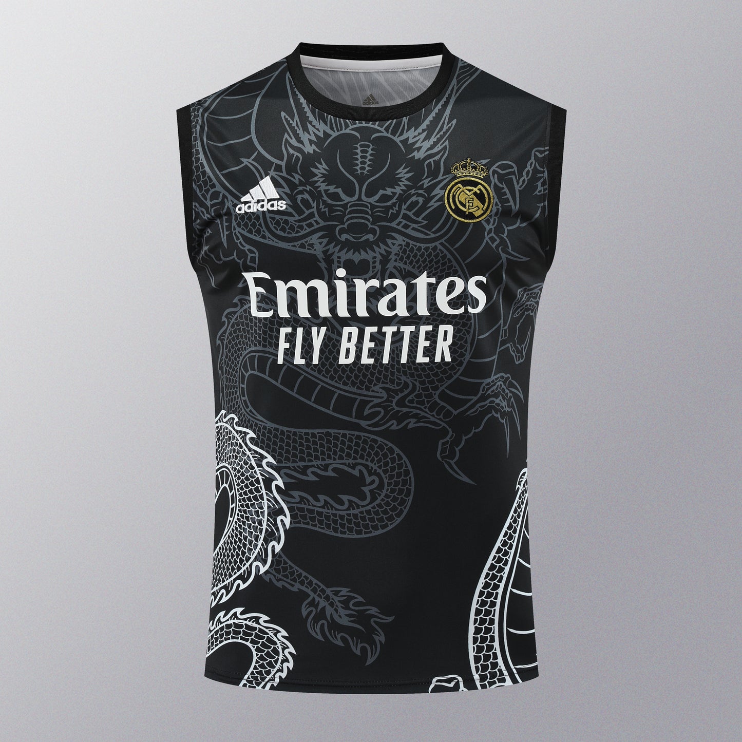 Real Madrid 2024/25 Training Vest Tracksuit (black dragon)