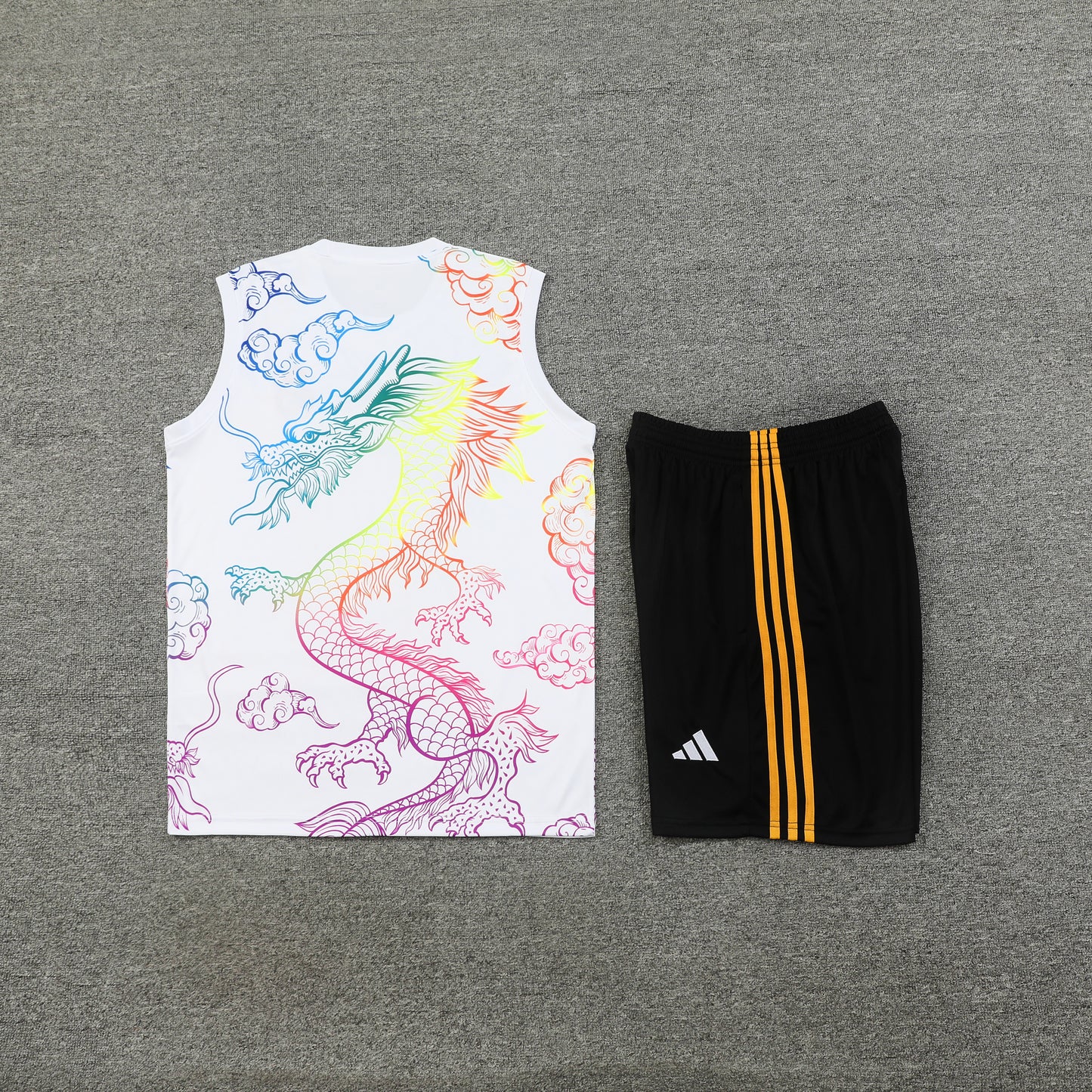 Real Madrid 2024/25 Training Vest Tracksuit (Rainbow white)