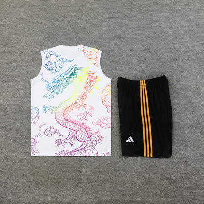 Real Madrid 2024/25 Training Vest Tracksuit (Rainbow white)