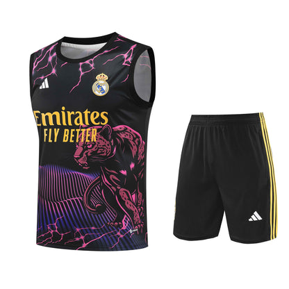 Real Madrid 2024/25 Training Vest Tracksuit (pink panther)