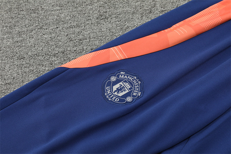 Manchester United 2024/25 Training Tracksuit (Orange)