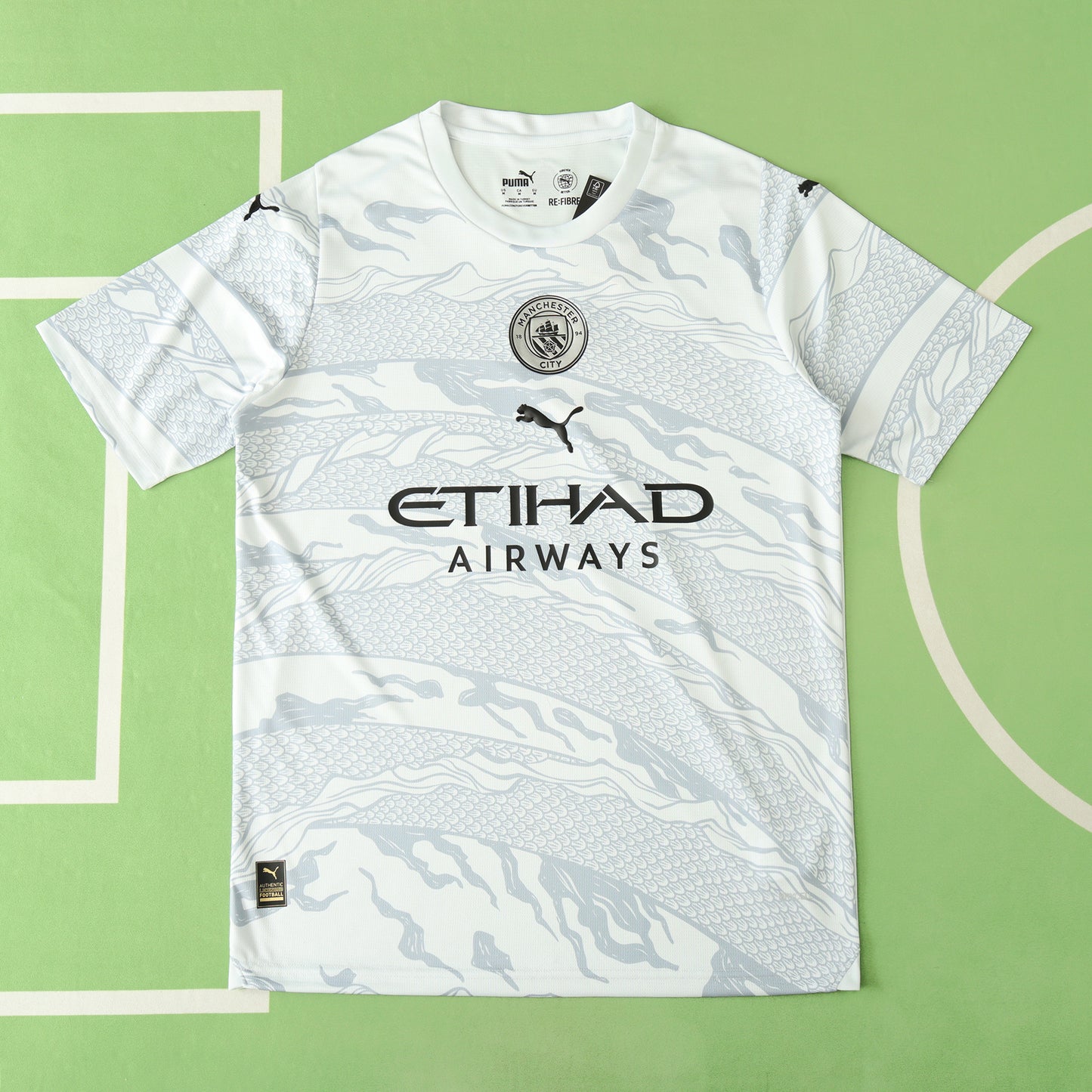 Manchester City 2023/24 Year of the Loong Home Jersey - Special Edition - The Jersey Vault