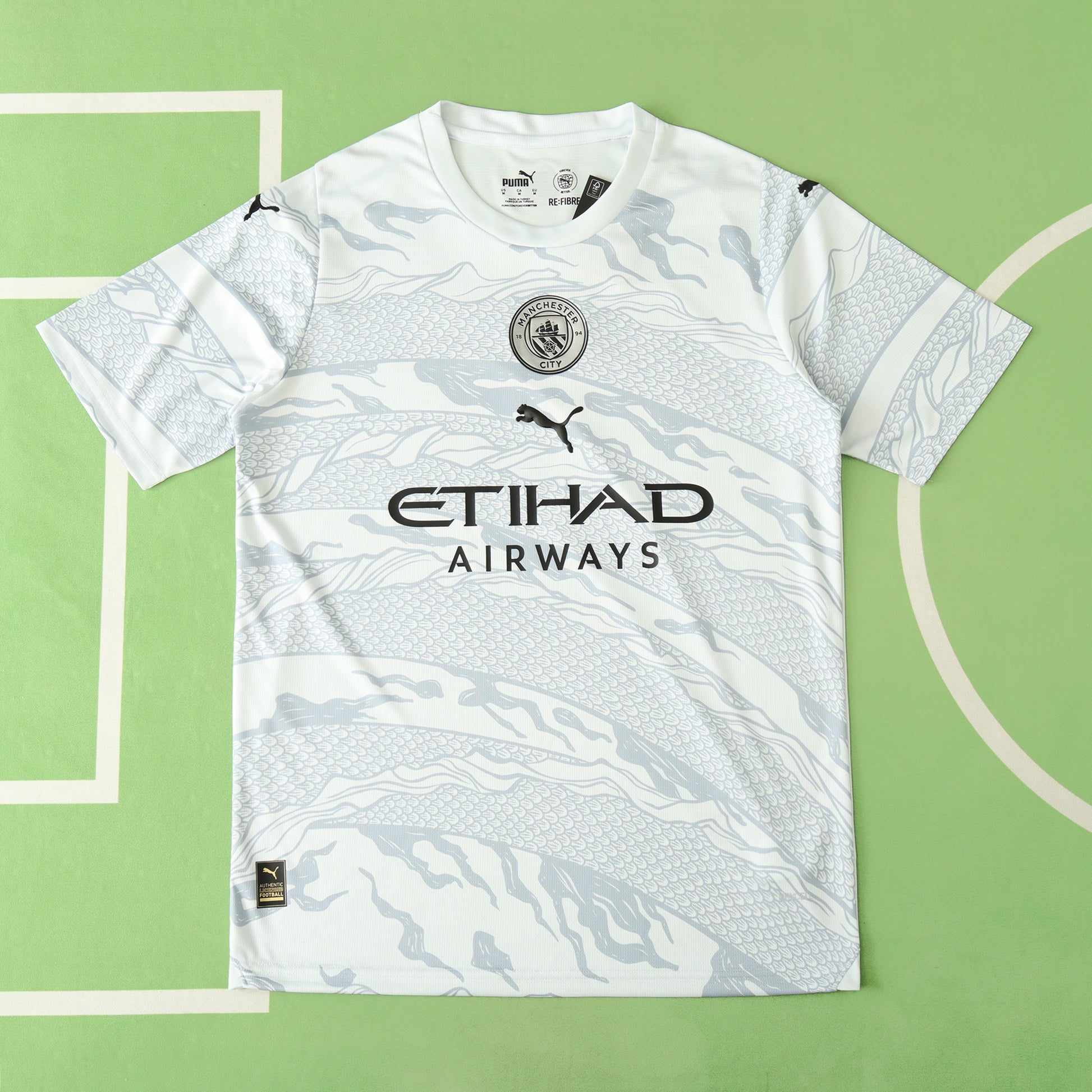 Manchester City 2023/24 Year of the Loong Home Jersey - Special Edition - The Jersey Vault