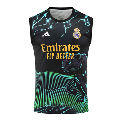 Real Madrid 2024/25 Training Vest Tracksuit (green panther)