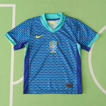 Brazil 2024/25 Away Kit - Fan Edition (Kids) - The Jersey Vault