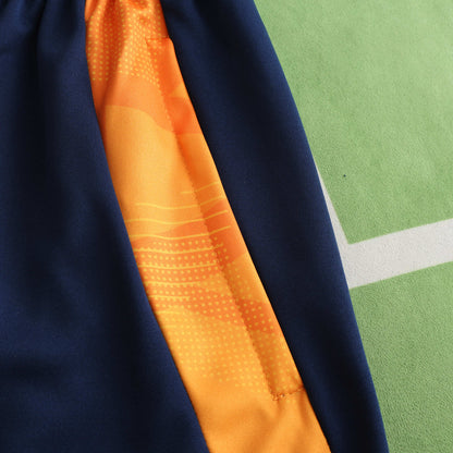 Real Madrid 2024/25 Training Tracksuit (White + Orange #3)