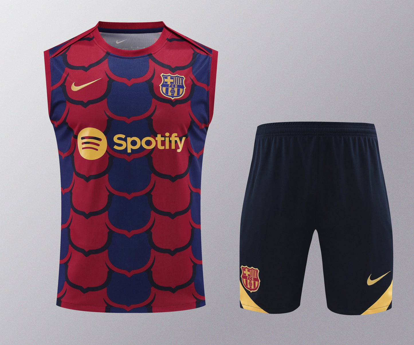 FC. Barcelona 2024/25 Training Vest Tracksuit (red 3)