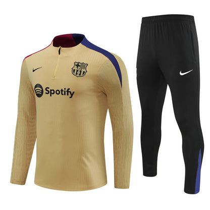 Barcelona 2024/25 Training Tracksuit (Gold)
