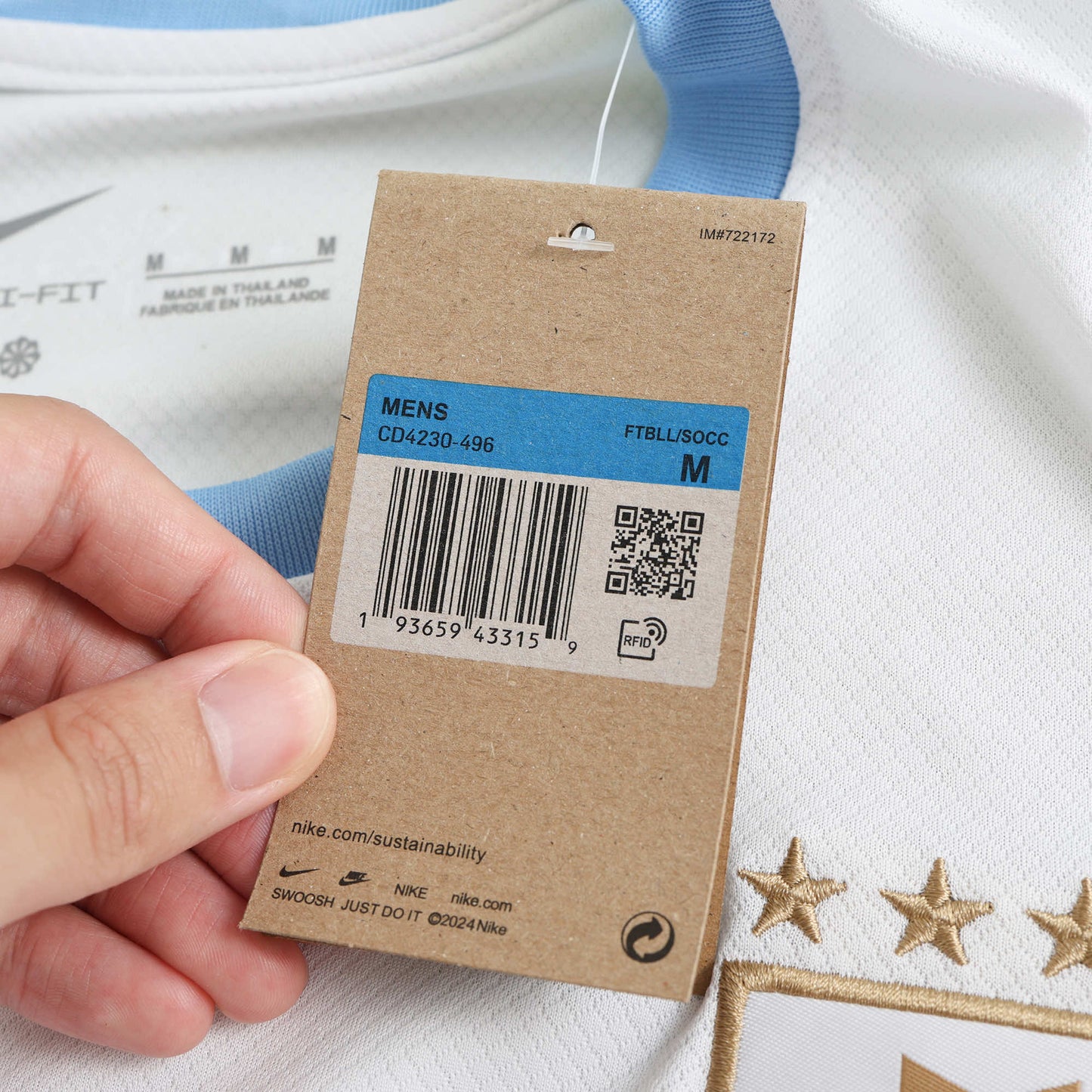 Uruguay 2023/24 Away Jersey - Fan Edition