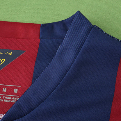FC Barcelona 2014/15 Longsleeved Home Jersey - Retro Edition