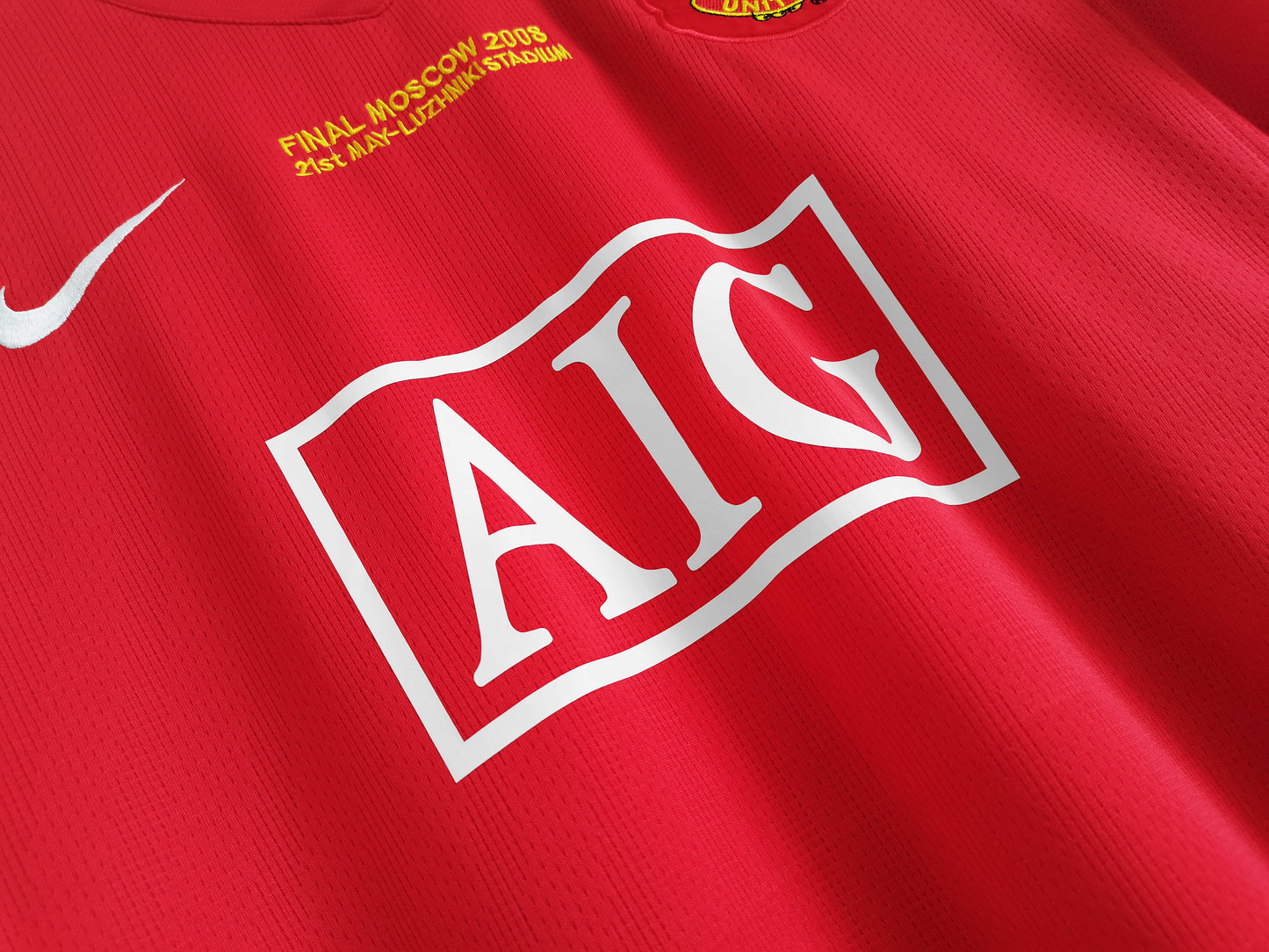 Manchester United 2007/08 Longsleeved Home Jersey - Retro Edition - The Jersey Vault