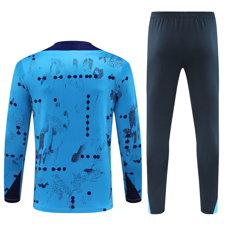 Chelsea 2024/25 Training Tracksuit (Blue Glitch)