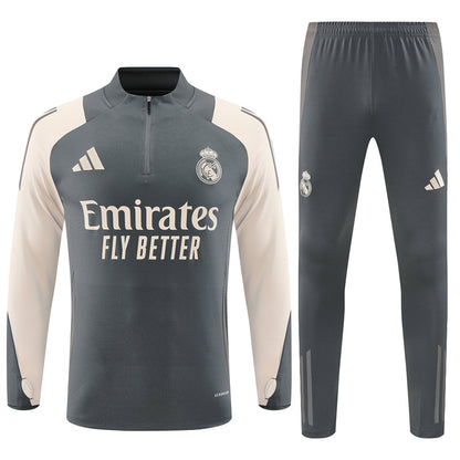 Real Madrid 2024/25 Training Tracksuit (Grey)