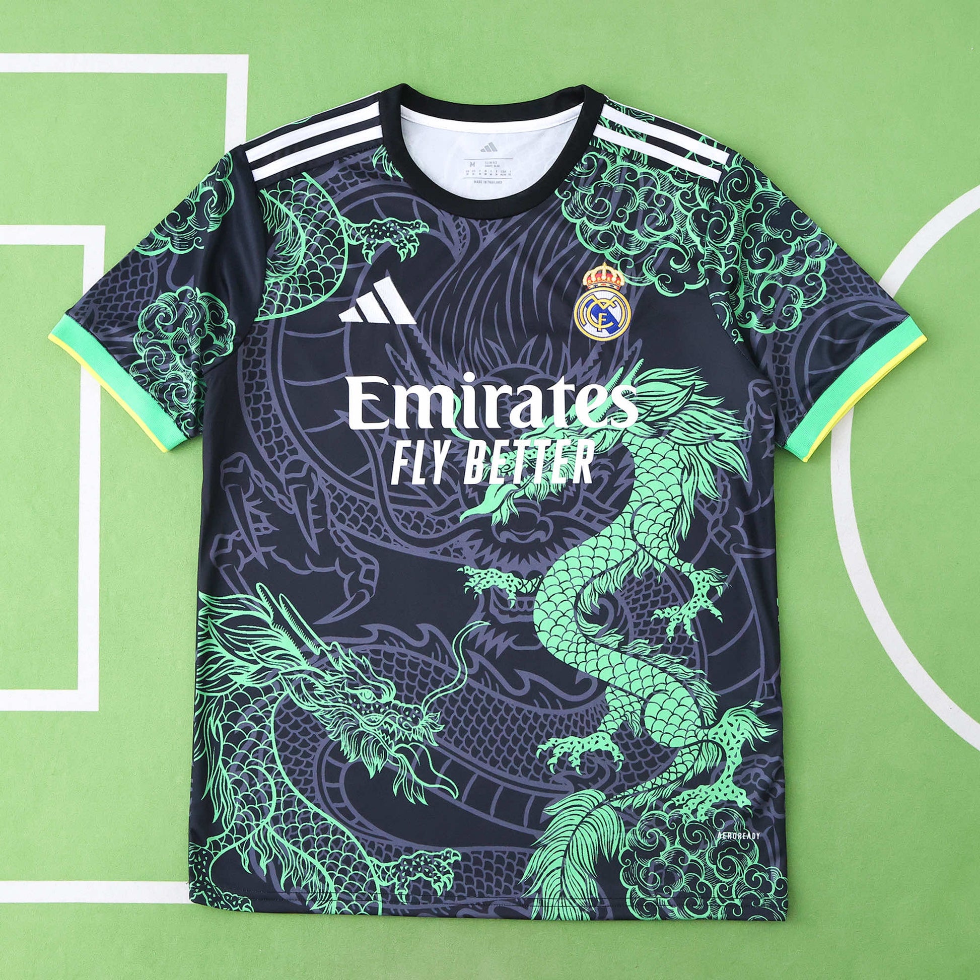 Real Madrid 2024/25 Emerald Dragon Jersey - Special Edition - The Jersey Vault