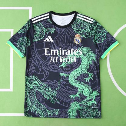 Real Madrid 2024/25 Emerald Dragon Jersey - Special Edition - The Jersey Vault