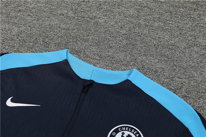 Chelsea 2024/25 Training Tracksuit (Black Blue)