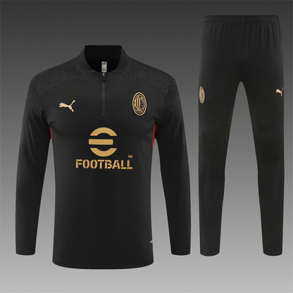 AC Milan 2024/25 Training Tracksuit ( Black)