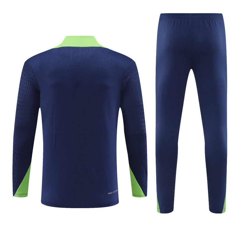 Brazil 2024/25 Training Tracksuit (Navy)