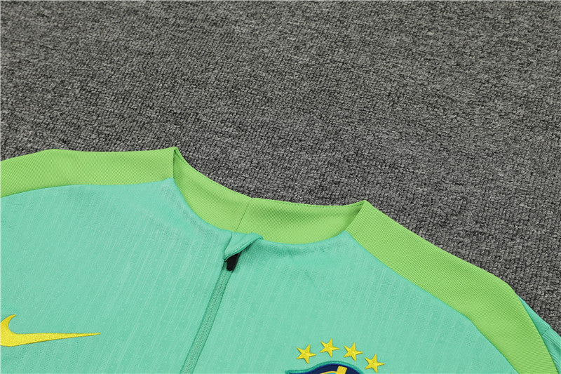 Brazil 2024/25 Training Tracksuit (Green)
