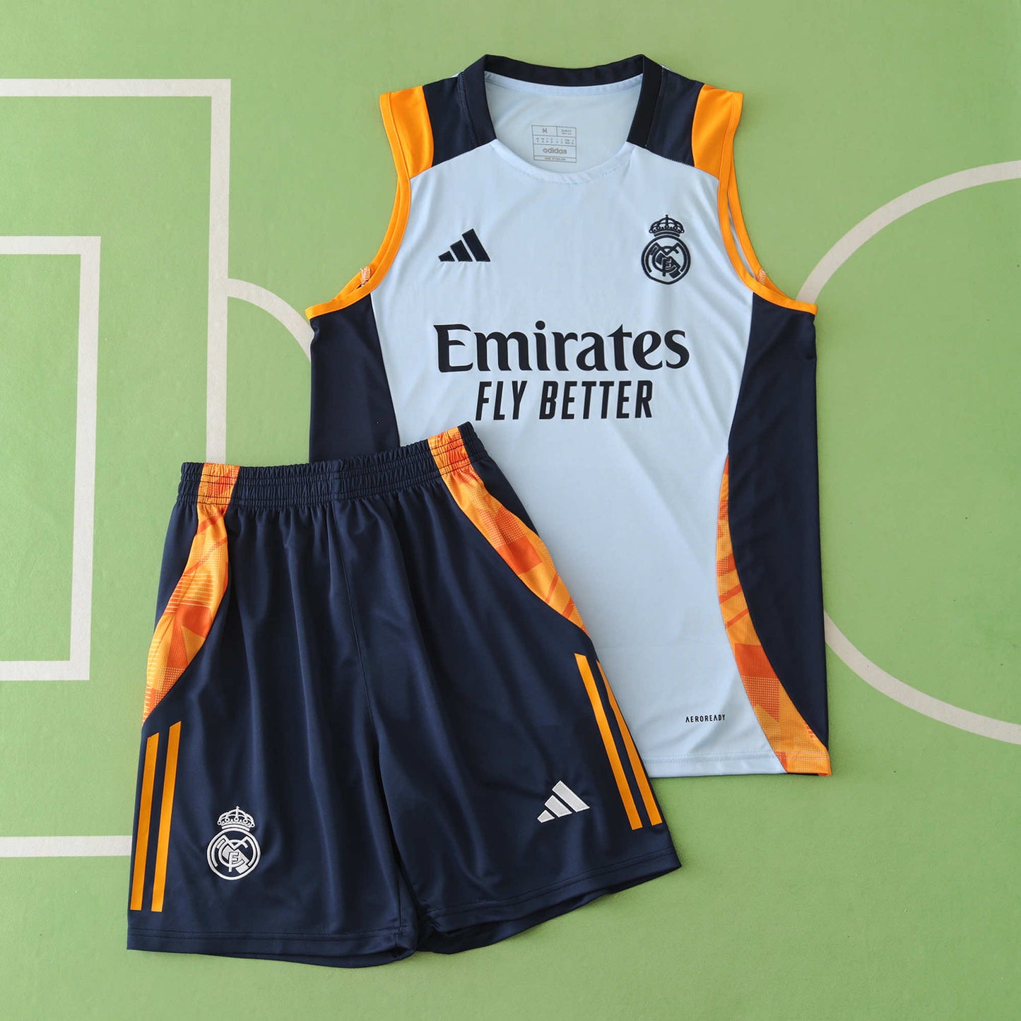 Real Madrid 2024/25 Training Vest Tracksuit (grey 2)