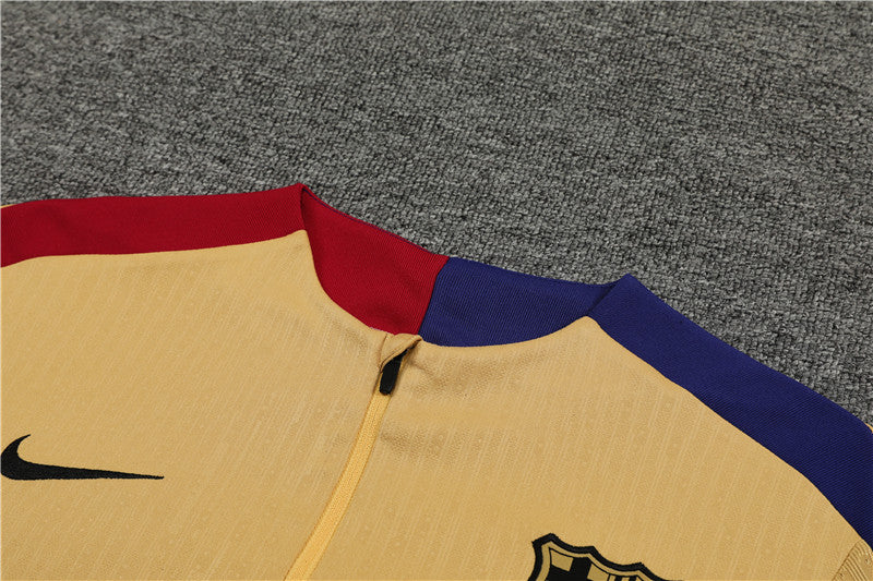 Barcelona 2024/25 Training Tracksuit (Gold)