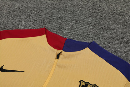 Barcelona 2024/25 Training Tracksuit (Gold)