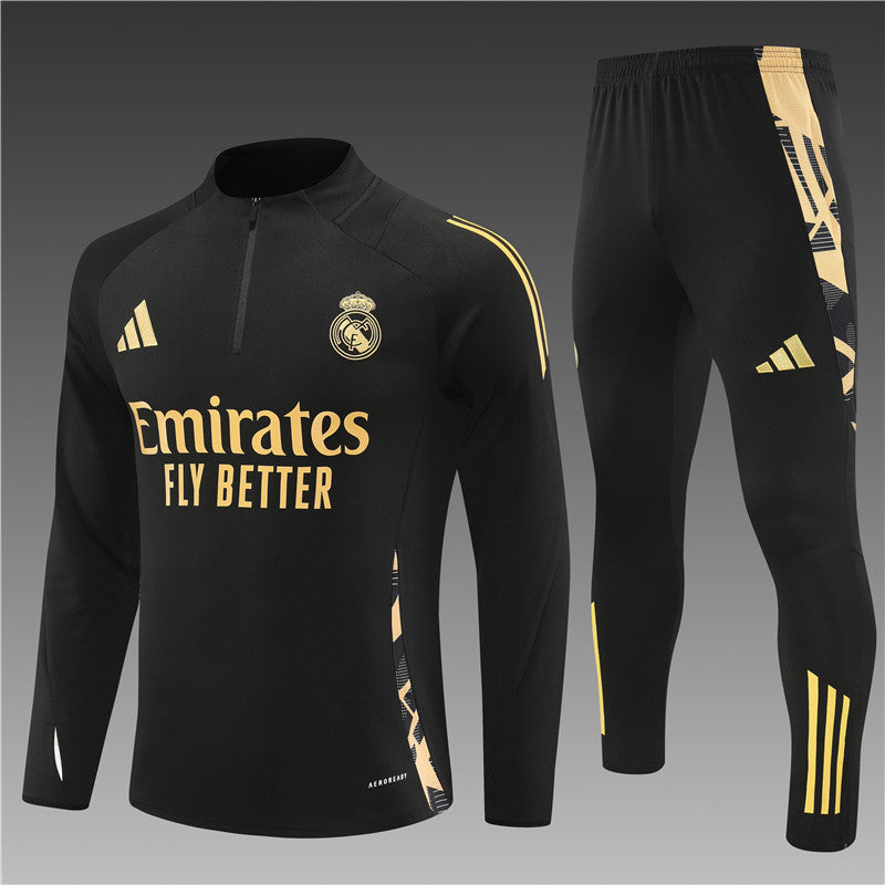 Real Madrid 2024/25 Training Tracksuit (Black #2)