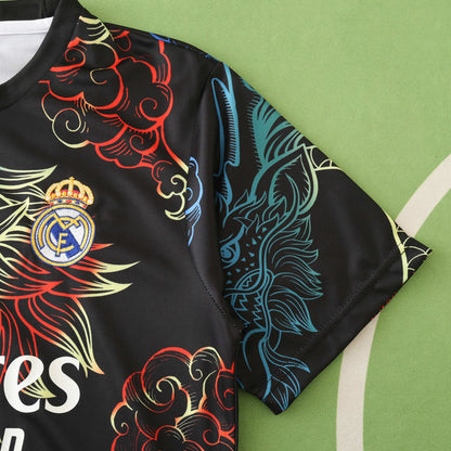 Real Madrid 2024/25 Rainbow Dragon Jersey - Special Edition (Black)