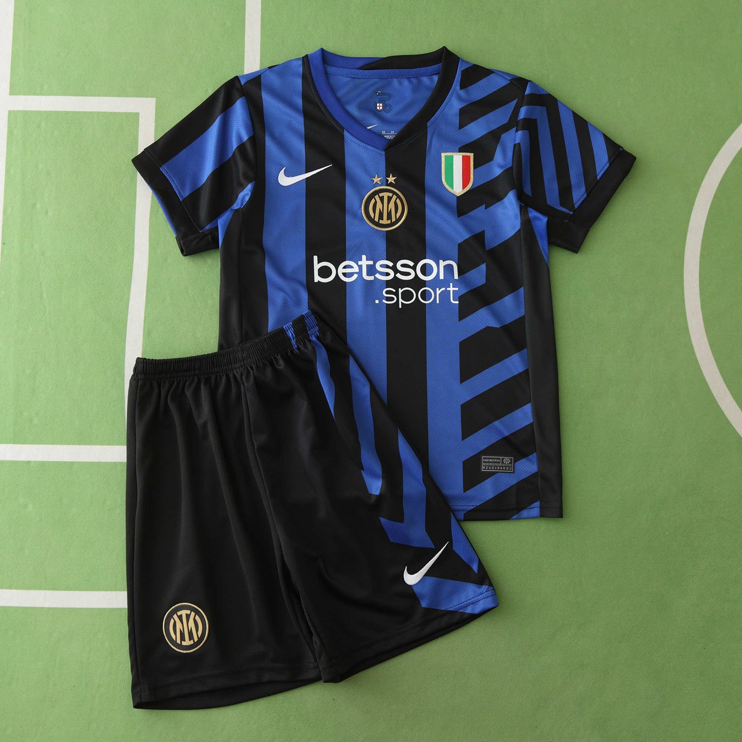 Inter Milan 2024/25 Home Kit - Fan Edition (Kids)