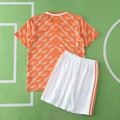 Netherlands 1988/89 Home Kit - Retro Edition (Kids) - The Jersey Vault