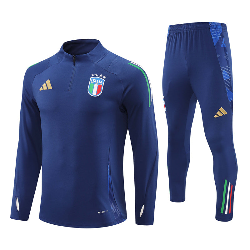 Italy 2024/25 Training Tracksuit (Navy)