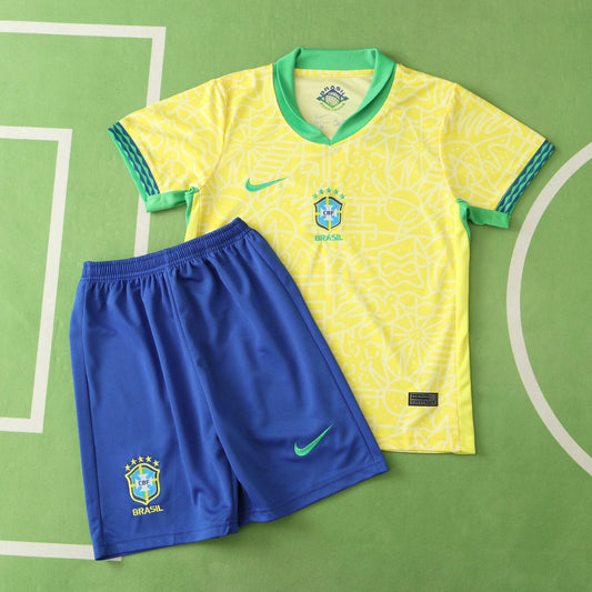Brazil 2024/25 Home Kit - Fan Edition (Kids)