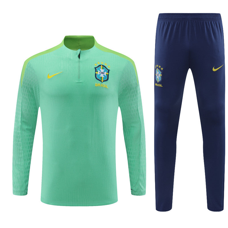 Brazil 2024/25 Training Tracksuit (Green)