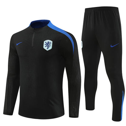 Netherlands 2024/25 Training Tracksuit (Black)