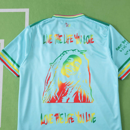 AFC Ajax 2025/26 Bob Marley Concept Jersey - Special Edition (Teal)