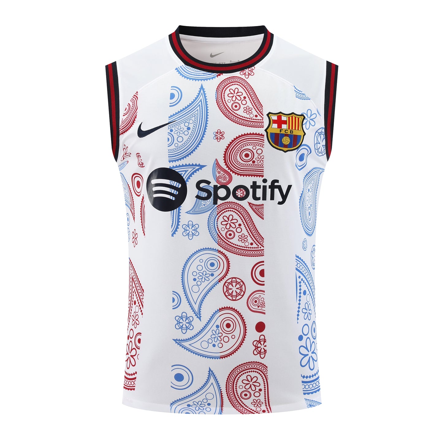 FC. Barcelona 2024/25 Training Vest Tracksuit (white 2)