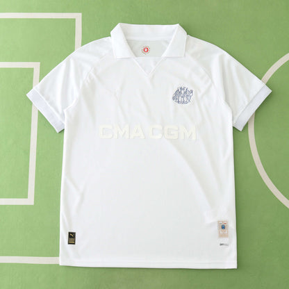 Marseille 2024/25 125th Anniversary Jersey - Special Edition (White)