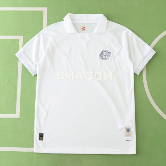 Marseille 2024/25 125th Anniversary Jersey - Special Edition (White)