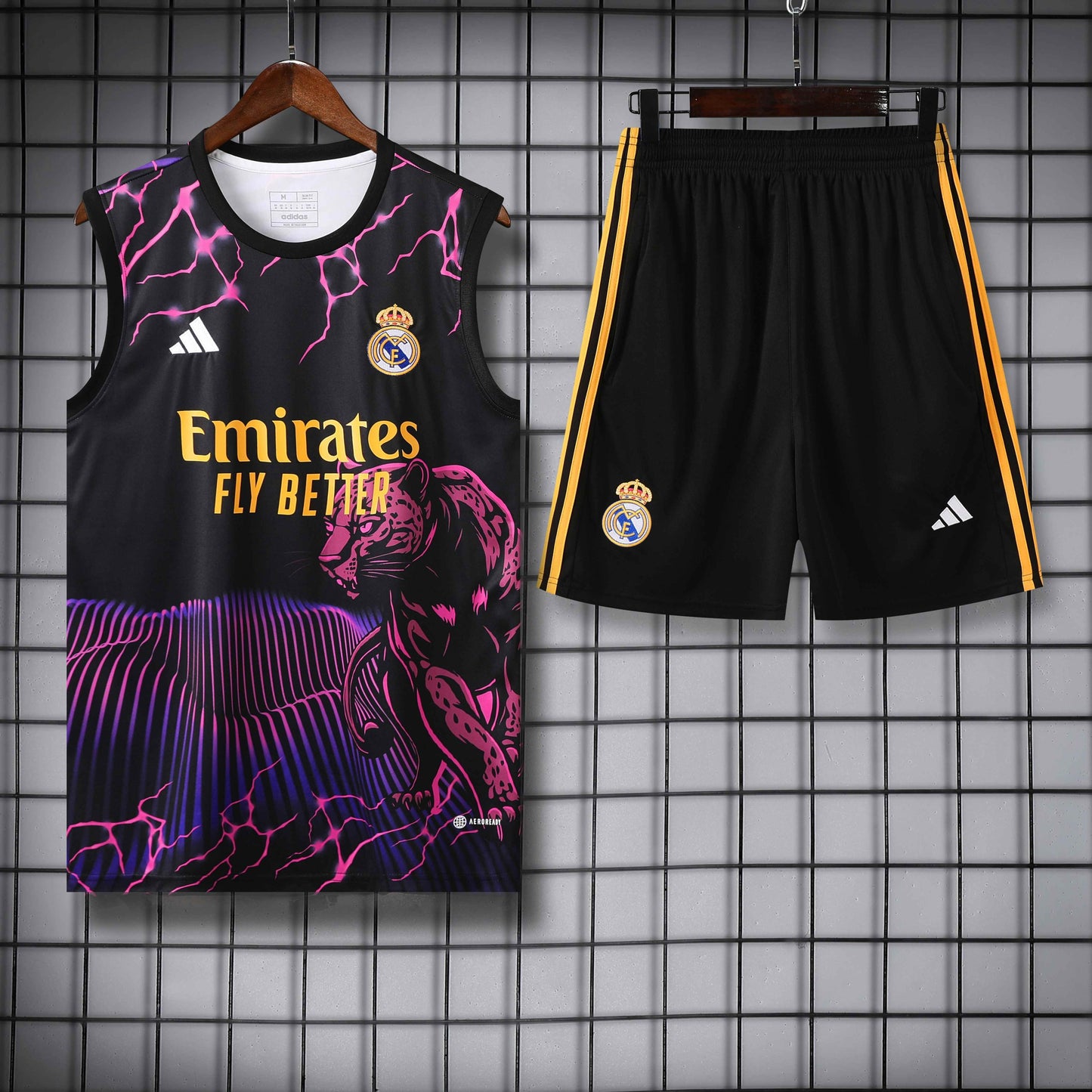 Real Madrid 2024/25 Training Vest Tracksuit (pink panther)