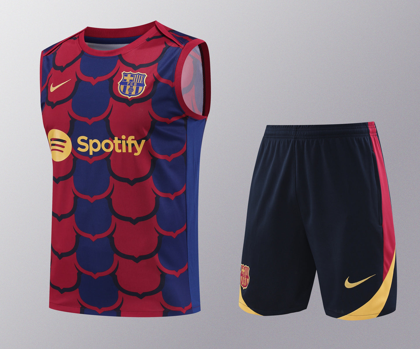 FC. Barcelona 2024/25 Training Vest Tracksuit (red 3)
