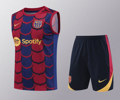 FC. Barcelona 2024/25 Training Vest Tracksuit (red 3)