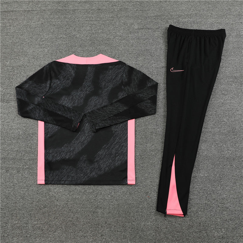 Paris Saint Germain 2024/25 Training Tracksuit ( Black + Pink)