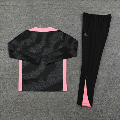 Paris Saint Germain 2024/25 Training Tracksuit ( Black + Pink)