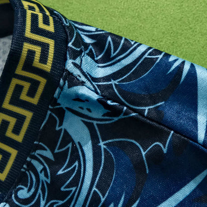 Italy 2023/24 Blue Versace Jersey - Special Edition - The Jersey Vault