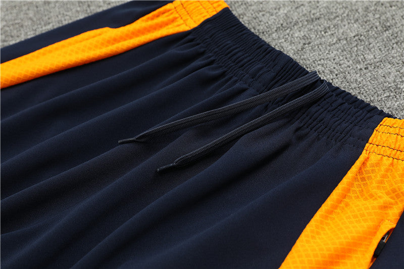 Real Madrid 2024/25 Training Tracksuit (White + Orange #6)