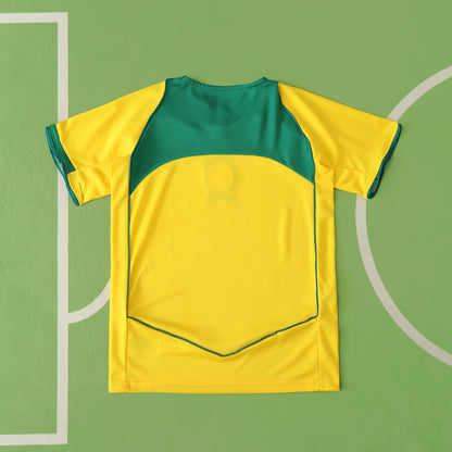 Brazil 2003/04 Home Kit- Retro Edition (Kids) - The Jersey Vault