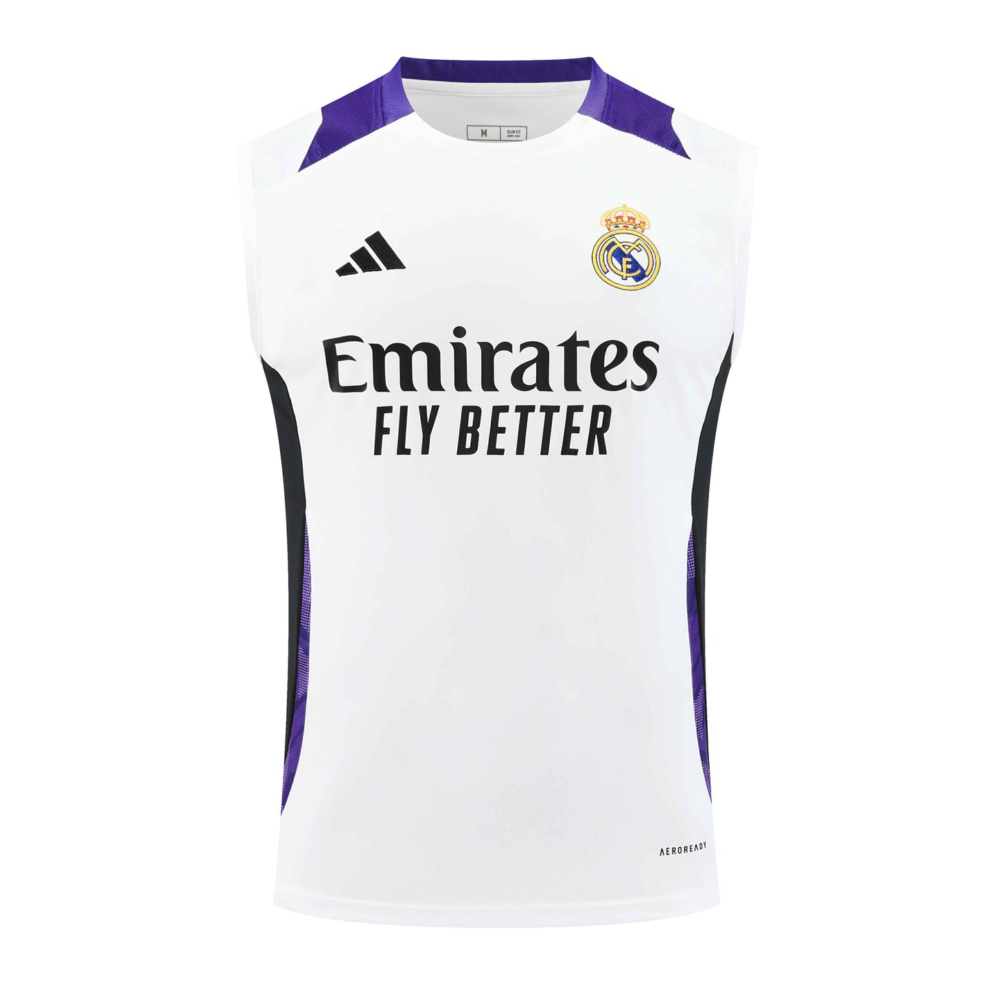 Real Madrid 2024/25 Training Vest Tracksuit (White)